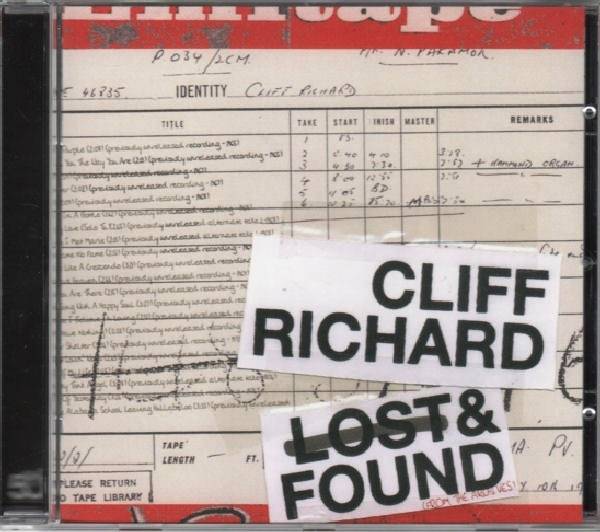 Cliff Richard Lost and Found : Front